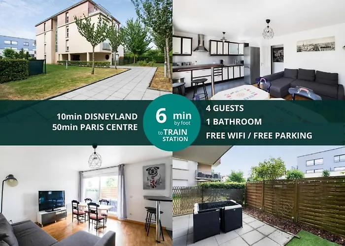 Les Paves De Prague - Appartement Pour 4 A 10 Minutes De Disneyland Paris